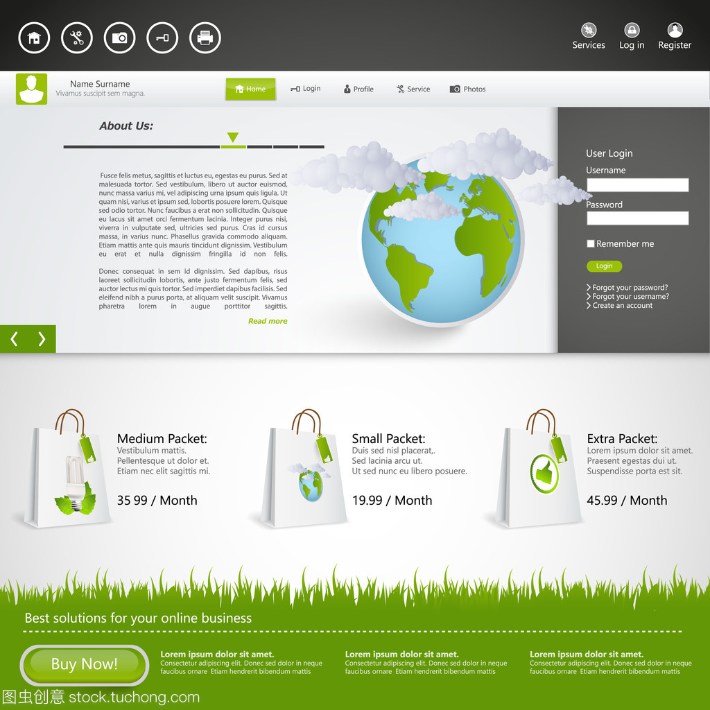 網站模板設計與網頁及網站設計的核心要素